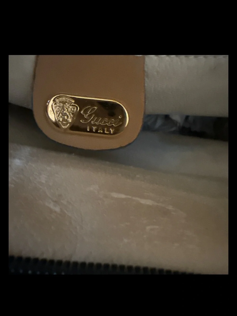 Gucci Black Leather Vintage Briefcase